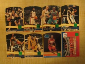 2010-11 Donruss Emerald Die-Cut Basketball Lot of 8 - Picture 1 of 2