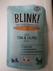 Blink! cat food flaked tuna & salmon 85g 100% natural sugar/grain free 60% meat