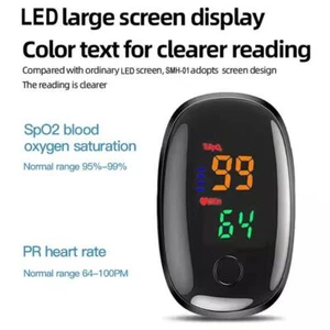 Saturation Fingertip Pulse Monitor Oximeter Blood Oxygen Pulse Monitor - Picture 1 of 13