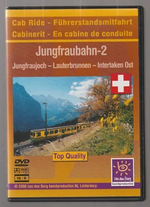 Jungfraubahn 2 Cab Ride (DVD) Van Den Burg ~ Schweizer Eisenbahn DVD - Bild 1 von 3