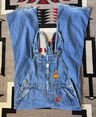 Vintage 1960s Sweet-orr sanforized denim overalls with embroidery  - Image 1 of 4