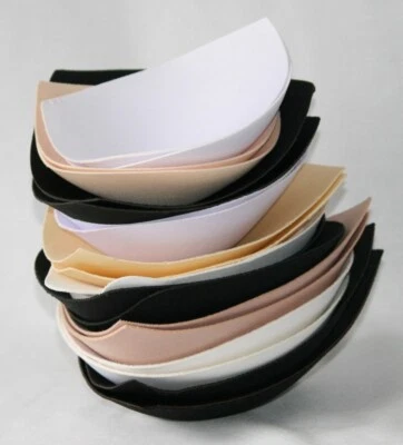 10 pares de insertos de sujetador * potenciador de almohadilla de pecho * top de bikini * negro desnudo blanco crema Foto 1 de 4