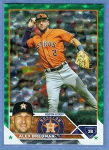 2023 Topps Series 2 Alex Bregman Green Foil #/499 Astros SP - Picture 1 of 2