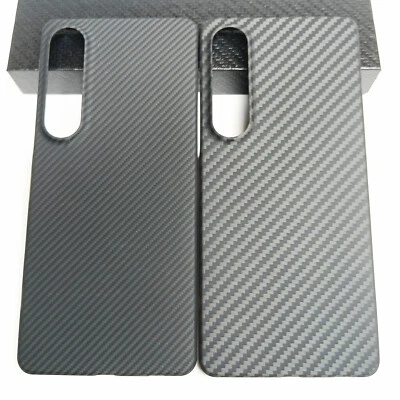 Funda de fibra de carbono genuina para Sony Xperia 1 VII 10 VI ultra delgada cubierta rígida blindada Foto 1 de 4