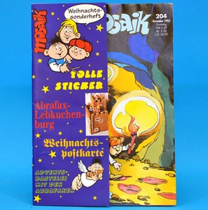 Mosaico Abrafaxe 204 diciembre 1992 RDA coleccionista 11 pista caliente (con guarniciones) - Imagen 1 de 1