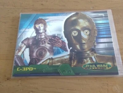 Star Wars Evolution Foil C-3PO 2B Topps 2001 - Image 1 of 2