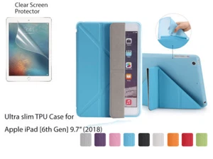 For Apple iPad  9.7" [6th Gen](2018) Screen Film/ Slim Smart Cover TPU Soft Case - Bild 1 von 64