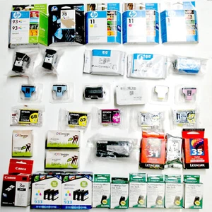 $1.99 Ea. BULK 37 PRINTER INK CARTRIDGES CANON EPSON HP LEXMARK NU-KOTE CMYimage - Picture 1 of 7