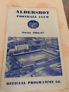 1967 Aldershot V Notts County Soccer/football Programme - Picture 1 of 4