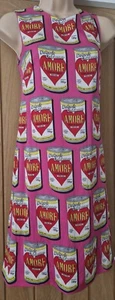 RARE Dolce & Gabbana Dress Silk Amore Can Shift Dress IT38 UK8 US4 S Pink - Picture 1 of 12