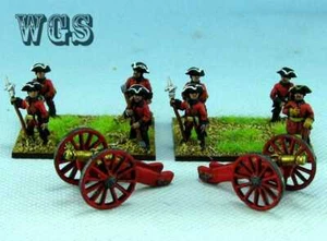 15mm WGS Seven Years War SYW painted Russia Artillery and 4lb Cannon RC3 - Picture 1 of 5
