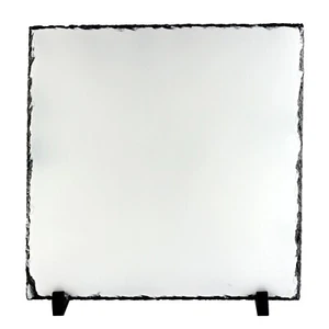 PHOTO SLATE WITH FEET, personalise with one photo or a collage of 8 photos - Picture 1 of 3