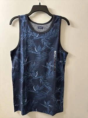 Levi's Strauss Blue Morgan Tank Top Shirts Men's Size Small, (New Without Tag) - Image 1 of 4