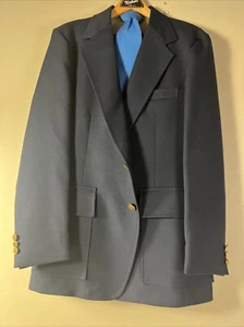 JC Penny Mens Vintage Dress Suit Sizes (?) 40R Pants 30x34 & Tie *Please Read* - Picture 1 of 22
