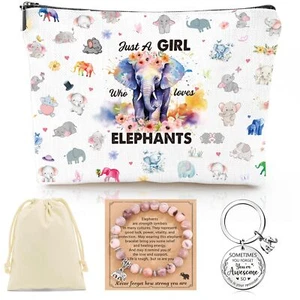 Falueqg Elephant Gifts for Women - 3Pcs Elephant Lovers Birthday Gifts Set Cu... - Picture 1 of 6