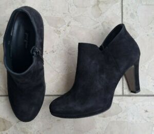 Paul Green zapatos 9673 negro señora botines elegante botín 9673-007