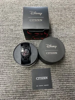 CITIZEN ECO-DRIVE Disney Solar Watch Analog Leather BLK BLK J165-S118841 - Изображение 1 из 3