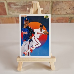 Devon White #5 Cali Angels Baseball 1990 Upper Deck MLB Sports Trading Card