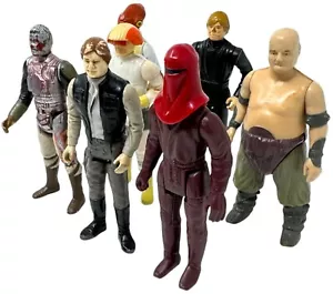 7xFiguren Skywalker 1979 Konvolut No Coo STAR WARS Vintage INKgrafiX TOYS A - Picture 1 of 7