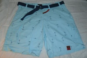 FOUNDRY AQUA FLEX CARGO SHORTS ANCHOR Print RETAIL $50 Men's Size W46 NWT - Picture 1 of 8