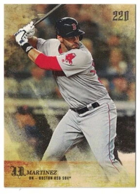 2018 Topps X Bryce Harper 220 Second to None #9 J.D. Martinez Boston Red Sox - Image 1 of 2