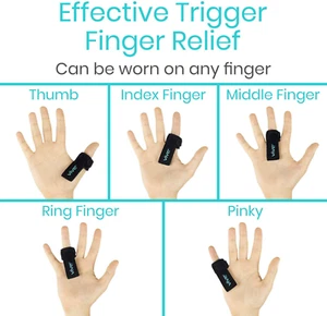 Vive Trigger Finger Splint - Support Brace For Middle, Ring, Index, Thumb  - Picture 1 of 7