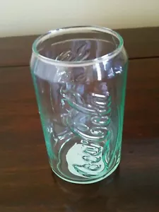 Coca-Cola Can Shaped Green Tint Coke Glass 12 oz. - Picture 1 of 2