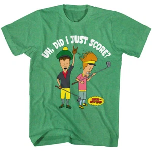 Camiseta para hombre MTV clásica de dibujos animados Beavis And Butthead Golf UH Did I Just Score - Imagen 1 de 5