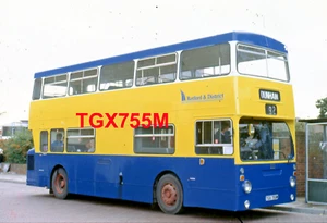 Bus Slide Original TGX755M-Chesterfield-222-Daimler CRL6-Park Royal-Sep 1988 - Bild 1 von 1