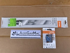 Lama barra spranga 35 cm con catena 50 maglie 1.1 per motosega Stihl MS 170 171 - Foto 1 di 3
