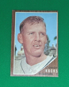 1962 TOPPS BASEBALL #241 JOHNNY KUCKS - Picture 1 of 2