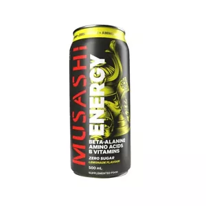 Musashi Energy Drink Lemonade 500mL - Picture 1 of 1