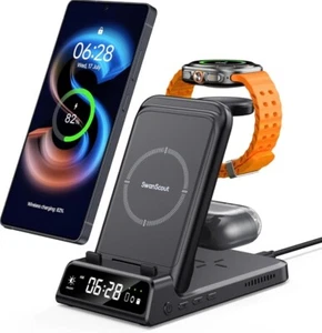 SwanScout 703G Stazione di Ricarica Wireless per Google Pixel Watch, Caricatore - Zdjęcie 1 z 9