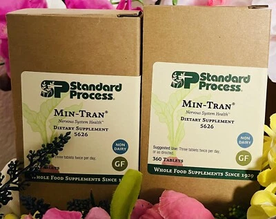 Standard Process, 2 Min-Tran, 360 Tab. Improved Formula. Both Best By 09.02.27. - Image 1 of 3