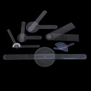 6Pcs/set Goniometer Joint Ruler Orthopedics Angle Rule Spinal Finger Angle Ru_bf - Picture 1 of 12