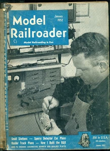 Der Modelleisenbahn -- Vol. 19, 1952 -- 12 Ausgaben komplett im schwarzen Binder - Bild 1 von 1