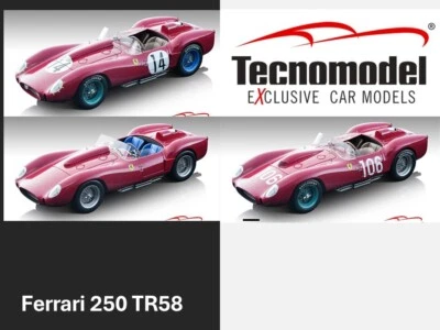 TECNOMODEL Mythos 1/18 - Ferrari 250 TR58 *3 versions* - Immagine 1 di 4