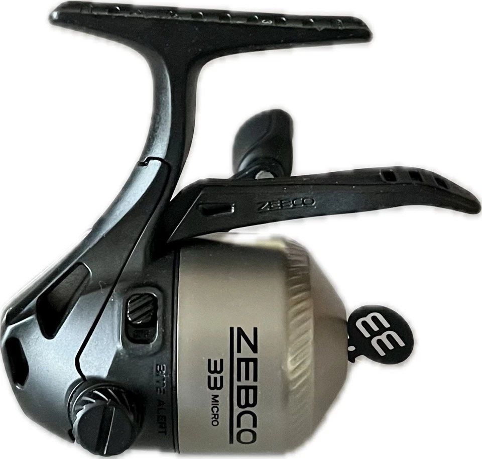 Carrete de fundición giratorio micro gatillo Zebco 33MTK-GWK8 funciona muy bien Foto 1 de 4