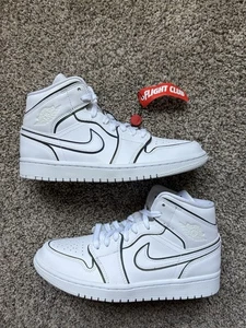 Nike Air Jordan 1 SE ribete medio iridiscente talla 9,5 para mujer - Imagen 1 de 9