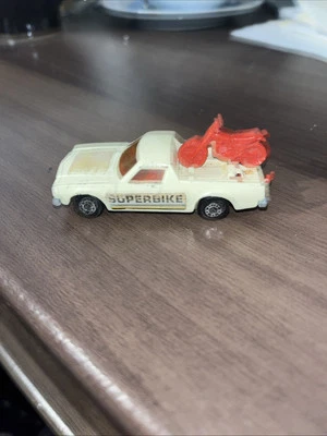 USED Matchbox Superfast Holden Pick Up with Motorbikes No 60 1977 #181 - Image 1 of 4