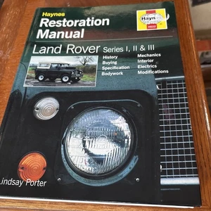 Land Rover Series I, II and III Restoration Manual by Lindsay Porter (1999,... - Imagen 1 de 3