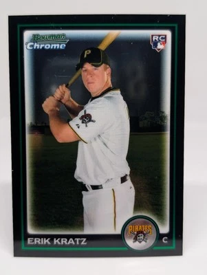 2010 Bowman Draft Picks & Prospects Baseball Erik Kratz Rookie #BDP55 - Image 1 of 4