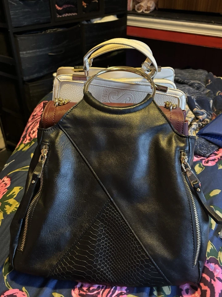 Bolso bandolera mediano de cuero Portland Foto 1 de 4