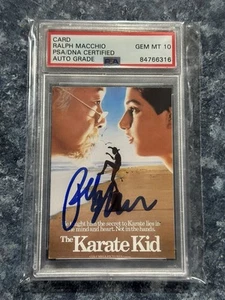 Ralph Macchio Auto Signed Karate Kid Cobra Kai Autograph PSA 10 Auto DNA - Bild 1 von 2