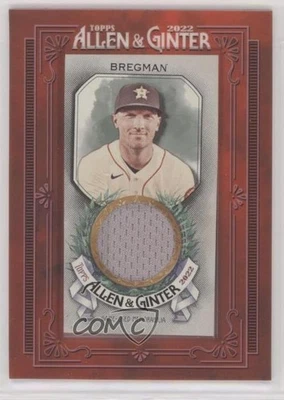 2022 Topps Allen & Ginter Mini Framed Relics Alex Bregman #MFR-AB - Image 1 of 2