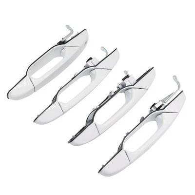 4pcs Olympic White Door Handles Fit For Chevrolet Tahoe 2007-2013 84053446 - Image 1 of 4