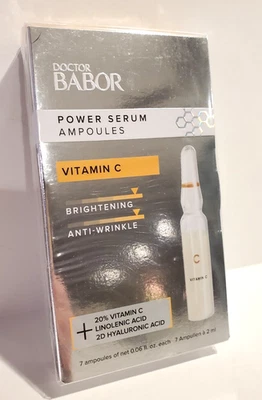 Suero Doctor Babor Power 7 Ampollas Vitamina C Ácido Hialurónico CAJA NUEVA 2 ml cada una Foto 1 de 4