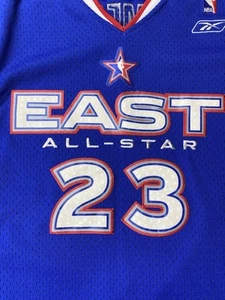 Lebron James #23 East Jersey NBA Denver 2005 All Star Game Reebok Sz Med +2 - Picture 1 of 12