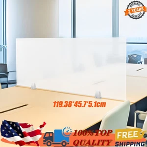 Desk Divider 47*18" Desk Privacy Panel Panels Desktop Partition Anthracite Gray - Picture 1 of 7