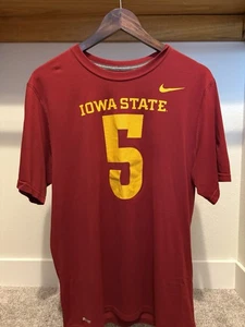 Nike Iowa State Cyclones Allen Lazard Shirsey Shirt Jersey Men’s Medium Cardinal - Picture 1 of 3